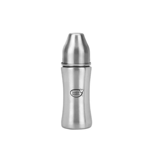 BuddsBuddy Stainless Steel Feeding Bottle (220 ml)