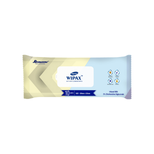 Romsons Dignity WIPAX Patient Body Wipes